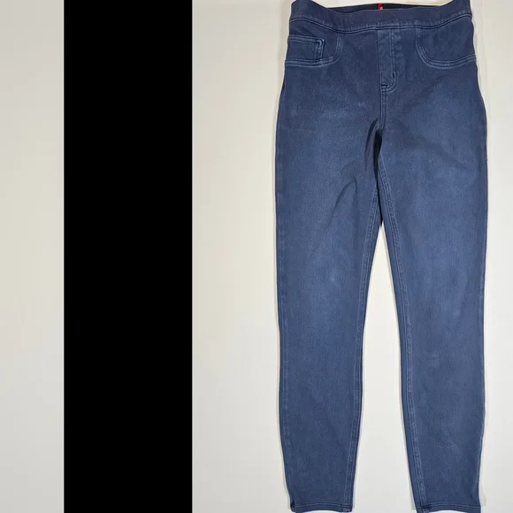 Spanx Jeggings Womens Medium Blue Casual Activewear‎ Soft Comfortable Leggings - Picture 14 of 15
